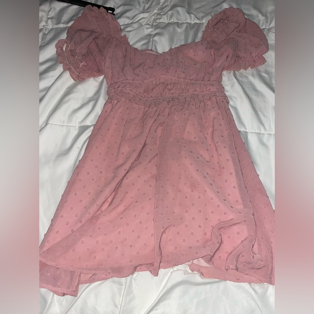 Flowy pink dress, only worn once